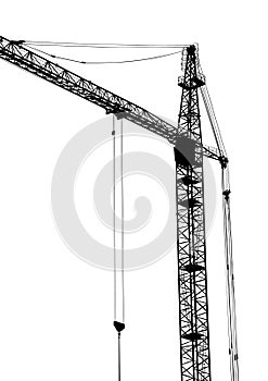 Big construction cranes