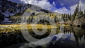 Big Cottonwood Canyon lake