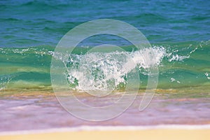 Big crashing wave perfect wave