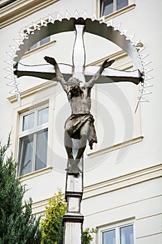 Big crucifixion of Jesus Christ