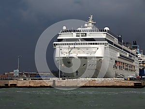 Big Cruise ships at Port of Venice