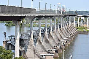 Big Dam Bridge in Little Rock Arkansas photo