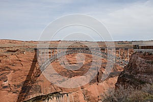 Big dam brige at Lake Powell, Arizona