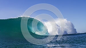 Big dangerous wave
