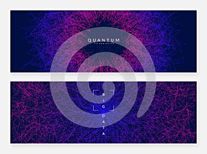 Big data abstract. Digital technology background.