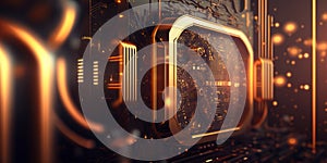 Big Data Analysis Automation and Data-as-a-Service Concept. Generative AI