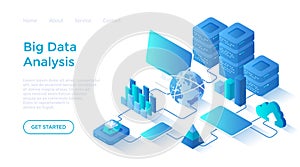 Big Data Analysis. Storage, Machine learning algorithms, Analyzing, Distribution Information, Reporting for optimization.