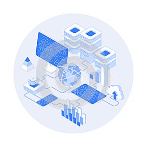 Big Data Analysis. Storage, Machine learning algorithms, Analyzing, Distribution Information, Reporting for optimization.