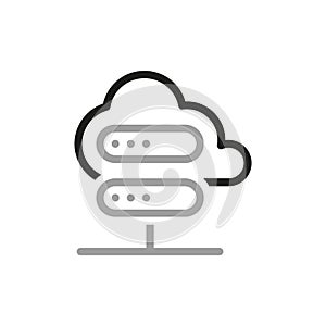 Big data analysis thin line icon. Data processing outline pictograms for website and mobile app GUI. Digital analytics simple UI,