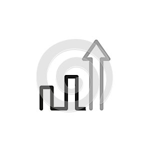 Big data analysis thin line icon. Data processing outline pictograms for website and mobile app GUI. Digital analytics simple UI,