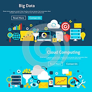 Big Data Analysis Website Banners