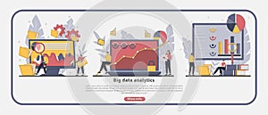 Modern flat style design illustration