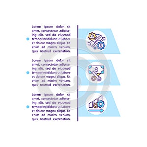 Big data analytics concept icon with text