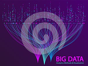 Big data visualization concept vector.