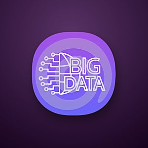 Big data app icon