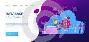 Big data architectureconcept landing page.