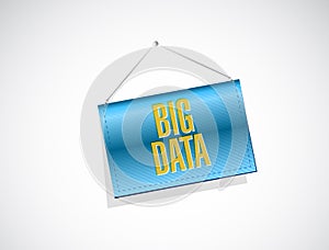 Big data banner sign concept