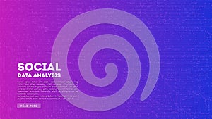 Big Data cloud computing. Blockchain visualiztion. Social network information complexity.