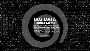 Big Data cloud computing. Blockchain visualiztion. Social network information complexity.