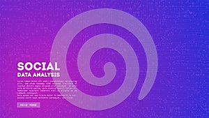 Big Data cloud computing. Blockchain visualiztion. Social network information complexity.