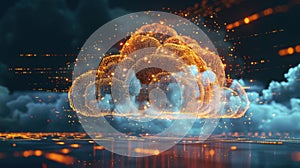 Big data cloud computing storage processing sharing transferring information technology