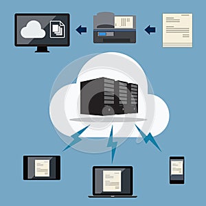 Big data. Cloud document storage