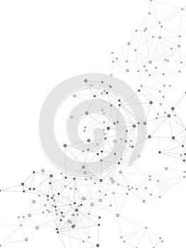 Big data cloud scientific concept