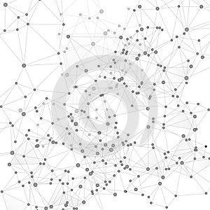 Big data cloud scientific concept.