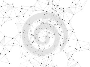 Big data cloud scientific concept.