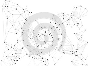 Big data cloud scientific concept.