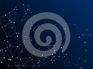 Big data cloud scientific concept.