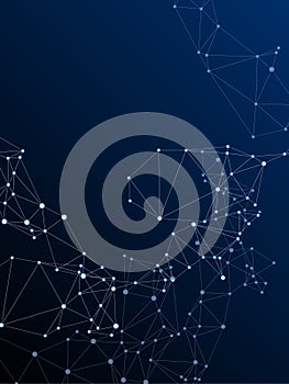 Big data cloud scientific concept.