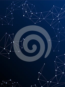 Big data cloud scientific concept.