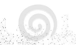 Big data cloud scientific concept.