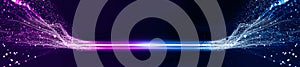Big data concept. AI, Blockchain, Hi tech. Global database and artificial intelligence