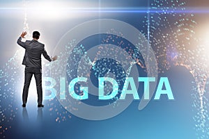 The big data concept with data mining analyst