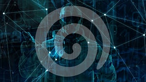 Big data cyber attacks and machine learning bots, big data processing big data digital technology background