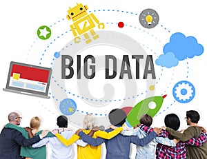 Big Data Database Storage Analysis Security Concept