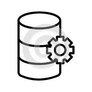 Big data development Vector icon which can easily modify or edit