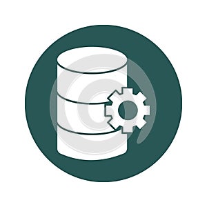 Big data development Vector icon which can easily modify or edit