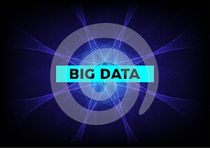 Big data digital networking, abstract background internet technology