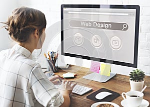 Big Data Domain Web Page SEO Concept