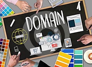 Big Data on DOMAIN Web Page and SEO , internet and web telecomm