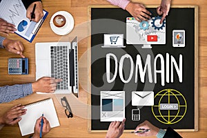 Big Data on DOMAIN Web Page and SEO , internet and web telecomm