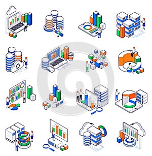 Big Data Exchange Isometric Set
