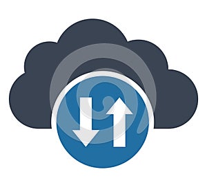 Big data Glyph Isolated Vector icon which can easily modify or edit