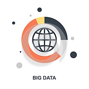 Big Data icon concept