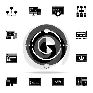 big data icon. Web Development icons universal set for web and mobile
