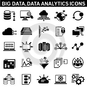 Big data icons