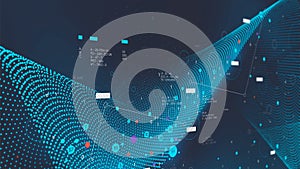 Big data information flow collection and analysis, database processing by computer algorithms and artificial intelligence,